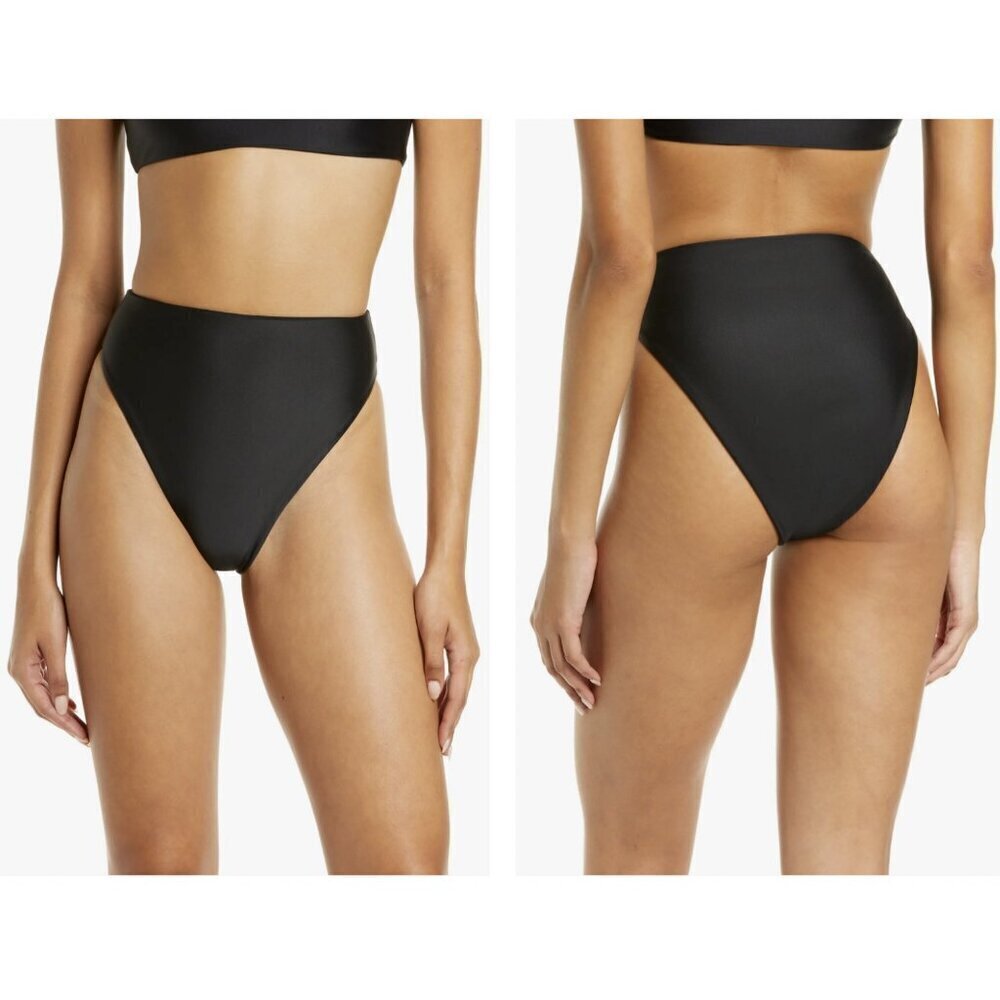 Jade Swim Women's $90 Incline Bikini Bottoms Black Size XS